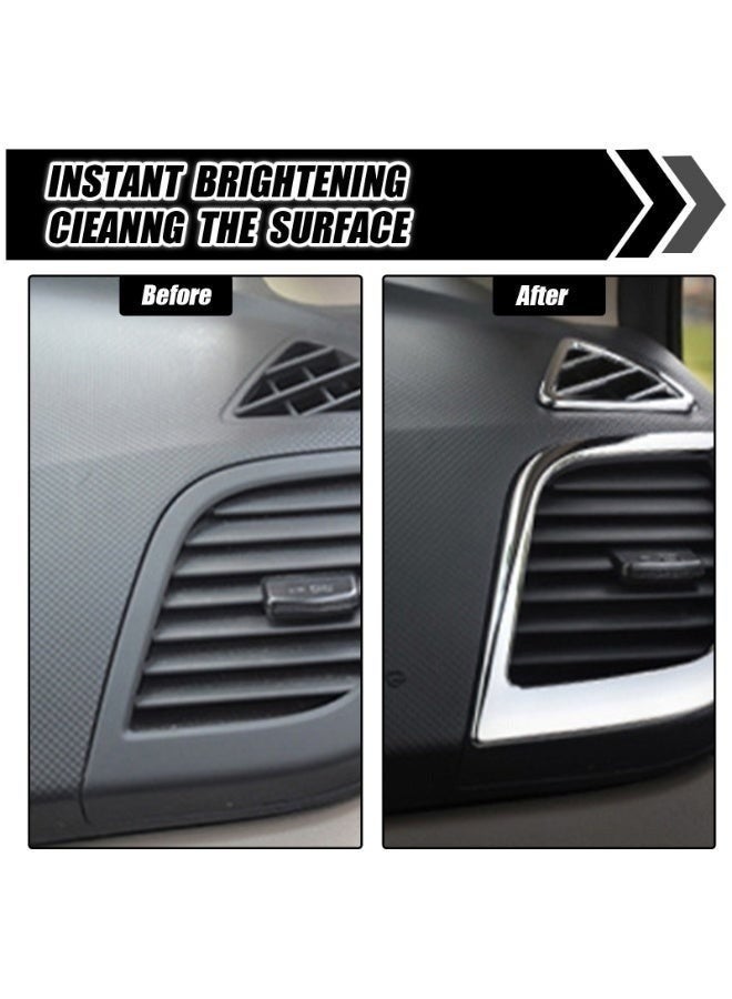 رايهونغ مُرمِّم داخلي وخارجي للسيارات 30 مل - مُنشِّط للبلاستيك والمطاط والفينيل والجلد، مع أداة تطبيق إسفنجية، يُعيد للوحات القيادة والمقاعد والزخارف والمصدات لمعانًا "كأنها جديدة". - Image 4